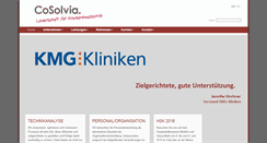 Desktop Screenshot of cosolvia.de